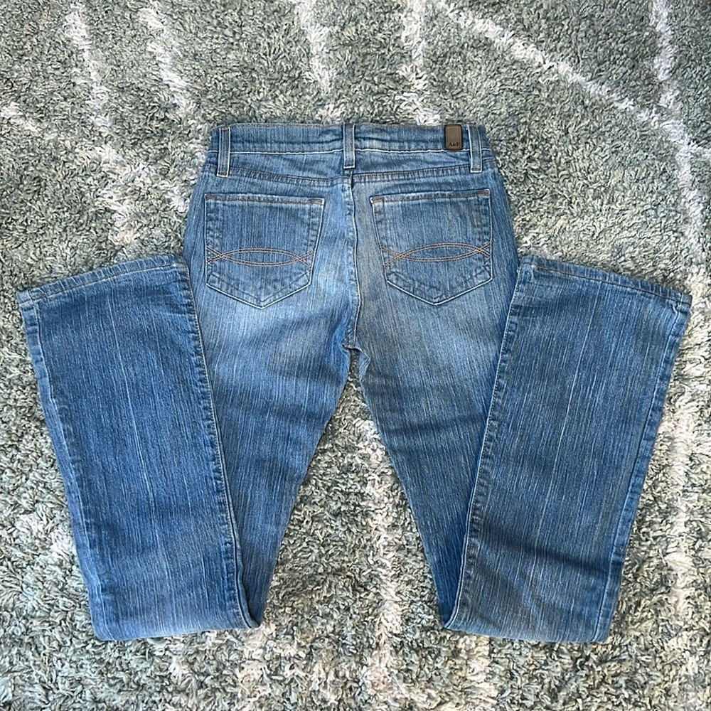 Vintage 🤍Y2K Abercrombie & Fitch👖stretch 2L boot cut Emma jeans BACK TO SCHOOL - Picture 1 of 9